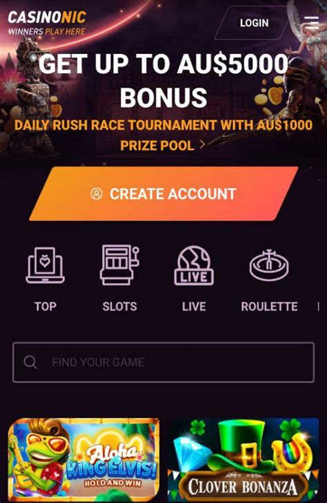 casinonic casino australia|Casinonic App .